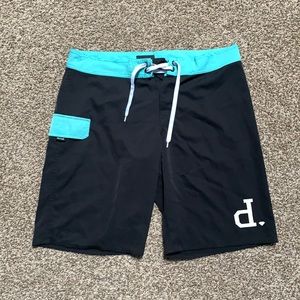 Diamond Supply Co swim trunks size 34